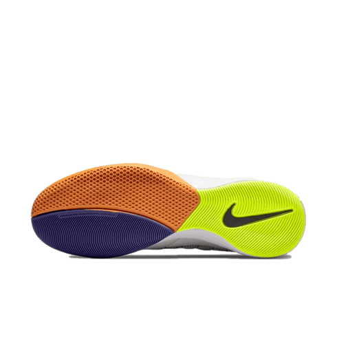 Nike Lunar Gato II Indoor Soccer Court Shoes - White / Grey