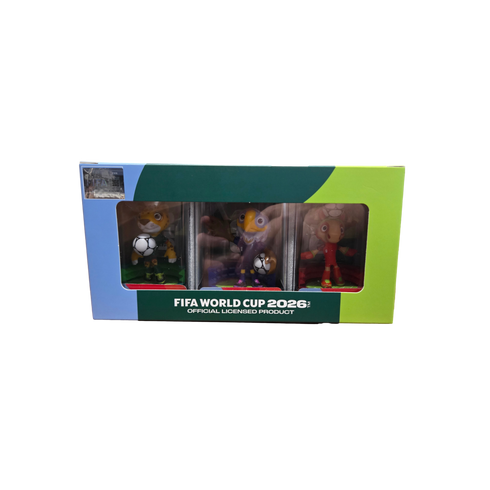 World Cup 2026 Mascots Figurines - USA/Mexico/Canada 3 Pack