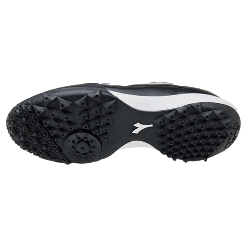 Diadora Calcetto LT Turf Soccer Shoe - Black / White