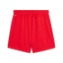 Back view of a pair of red athletic shorts with a wide elastic waistband and 'DRYCELL' branding on the upper left hip.