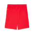 Back view of a pair of solid red athletic shorts with an elastic waistband and a small white "DRYCELL" logo on the upper left side.