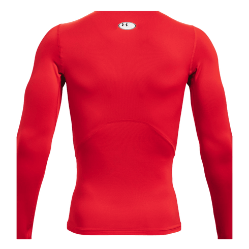 (UNAR-1361524-600) Under Armour Heat Gear Long Sleeve Compression Shirt - Red