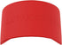 A bright red, arched Eazy Kickers Shoe Band Lace Cover featuring embossed branding across its smooth, flexible surface.