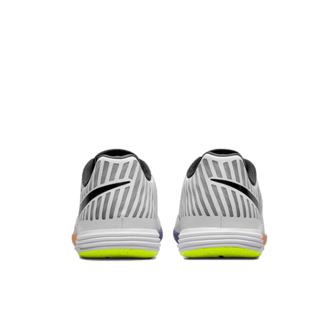 Nike Lunar Gato II Indoor Soccer Court Shoes - White / Grey