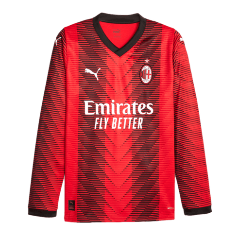 Puma AC Milan 23/24 Long Sleeve Home Jersey 771141-01