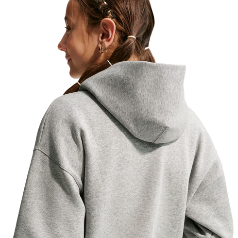 Nike Club Fleece Oversized Youth Hoodie - Grey
