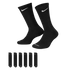Nike Everyday Plus Cushioned Crew Dri-fit Socks (6 pack) - Black SX6897-010