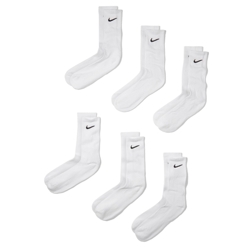 Nike Everyday Cushioned Crew Socks (6 Pack) - White