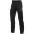 Black Nike athletic pants with a white swoosh logo on the left thigh and a branded waistband.