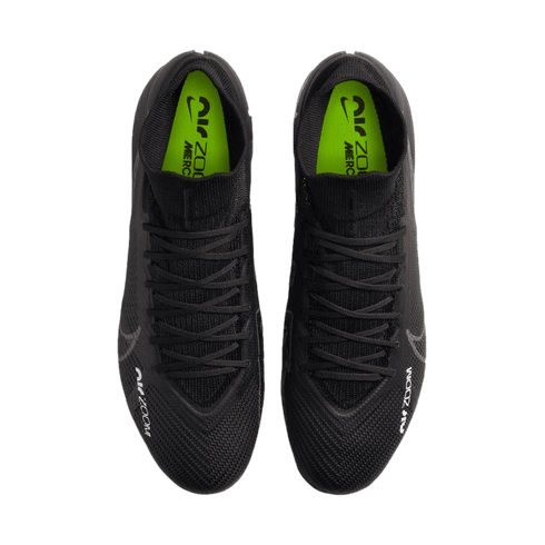 Nike Zoom Mercurial Superfly 9 Pro Firm Ground Soccer Cleats - Black