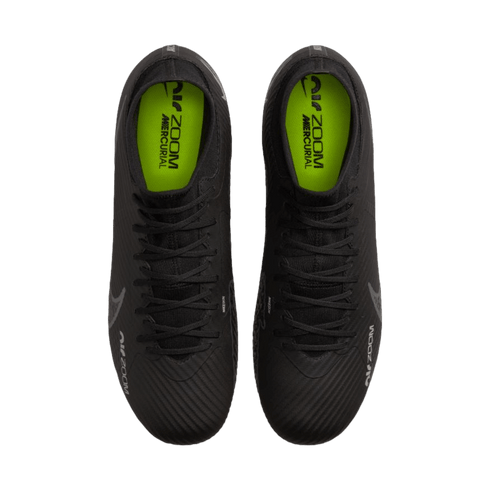 Nike Zoom Mercurial Superfly 9 Academy MG Soccer Cleats - Black