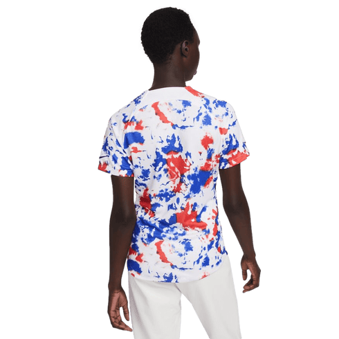Nike Women's USA Pre-Match Soccer Jersey - Red, White & Blue Tie-dye