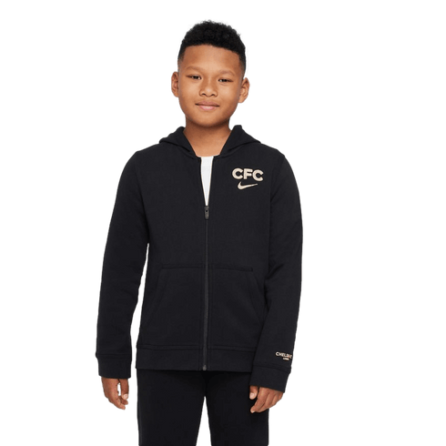 Nike Chelsea Youth Full Zip Club Fleece Hoodie DN3192-010