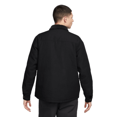 Nike Men's SB Padded Flannel Skate Jacket - Black