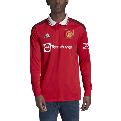 Adidas Manchester United 22/23 Long Sleeve Home Jersey