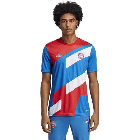 Adidas Men's Bayern Munich Pre-Match Soccer Jersey - Red