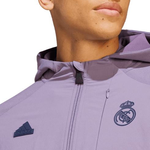 Adidas Real Madrid Designed for Gameday Full Zip Hoodie HY0635
