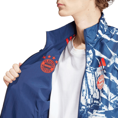 Adidas Bayern Munich Anthem Reversible Jacket IP8316