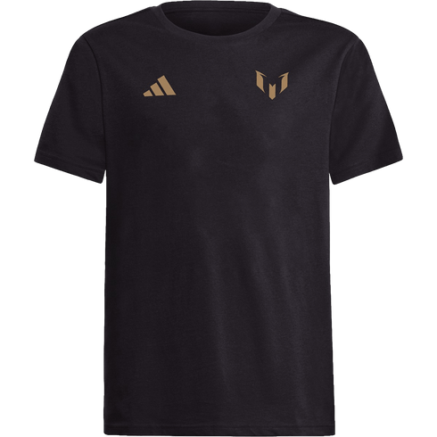 Adidas Messi Name & Number Gold Youth Tee JC5171