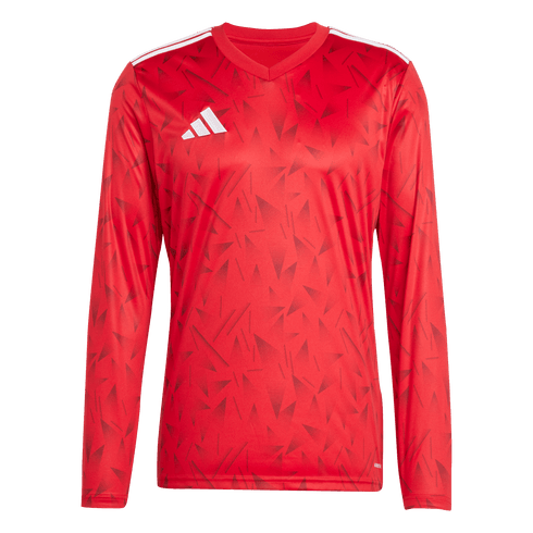 adidas Team Icon 25 Long Sleeve Jersey - Red JM8358