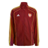 Dark red Adidas Arsenal FC zip-up jacket with yellow stripes on the sleeves and the team's crest on the chest.