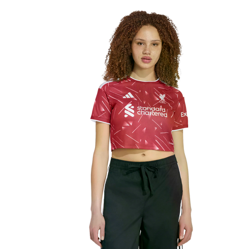 Adidas Liverpool 26/27 Womens Home Crop Top Jersey
