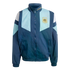 Adidas Argentina national team windbreaker in navy, light blue, and white, featuring the AFA crest and a full-zip front.