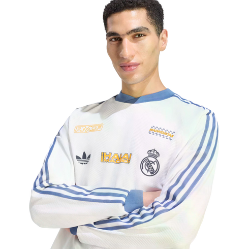 Adidas Real Madrid Lifestyler Long Sleeve Jersey