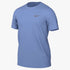 Light blue short-sleeved Nike t-shirt with a small grey swoosh logo on the chest.