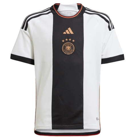 Adidas Germany 2022 Youth Home Jersey - White/Black