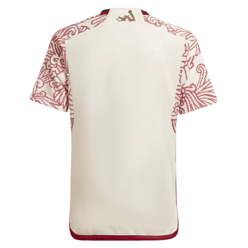 Adidas Youth Mexico 2022 Away Soccer Jersey - White