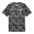 Grey short-sleeved t-shirt with a repeating black circular pattern, a white Puma logo on the right chest, and a Manchester City crest on the left.