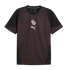 Dark red Puma jersey with a topographic print, black sleeves, and side panels. Centered white CP and Puma logos.