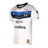 White CF Monterrey (Rayados) soccer jersey featuring a blue chevron design across the chest, club crest, Puma logo, and BBVA and Codere sponsors.