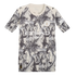 Manchester City special edition soccer jersey by Puma featuring a cream base with a grey and black abstract horse print, white sponsor logo, and gold team crest.