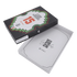 An open black and white Charly box for Luis Hernández, featuring his name, number 15, and an Aztec jersey graphic. The base displays "MEX 26 Leyendas" branding.