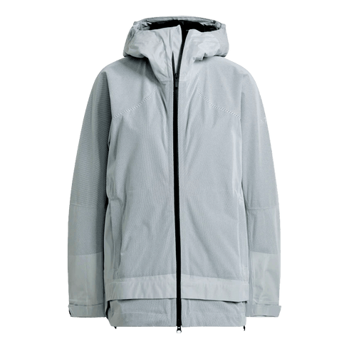 Adidas Terrex Primeknit Womens Rain Jacket - Grey GM4786