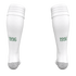Pair of white athletic socks viewed from behind, featuring the year 1996 in green text on the calf and gray heels.
