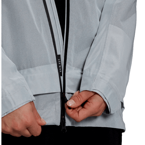 Adidas Terrex Primeknit Womens Rain Jacket - Grey GM4786