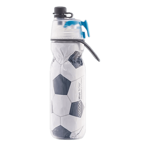 O2Cool Mist ‘N Sip Insulated Arctic Squeeze 20Oz Soccer Ball Water Bottle