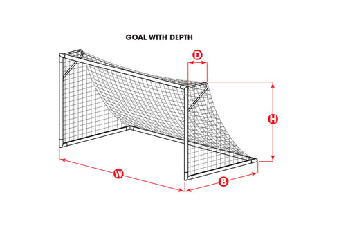 Kwik Goal Net 8FT BY 24FT BY 8.5FT